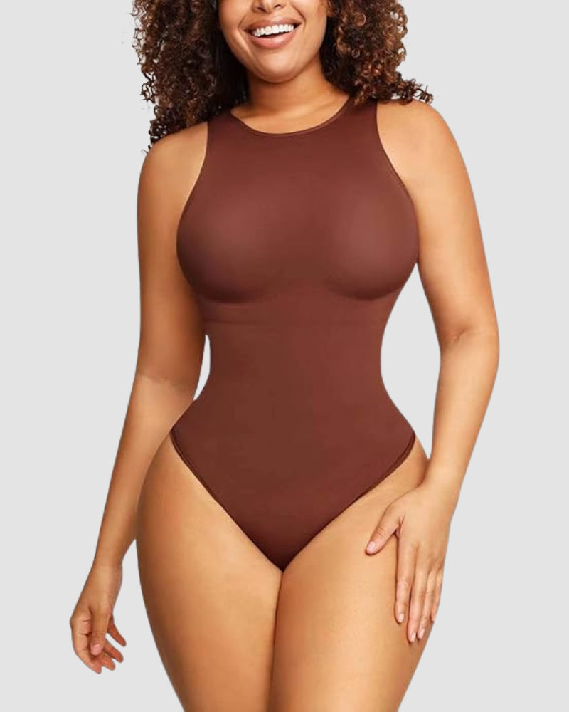 LilyLove® Crew Neck Sleeveless Sculpting Bodysuit Shapewear