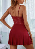 Sexy Lace Sheer Babydoll Nightdress