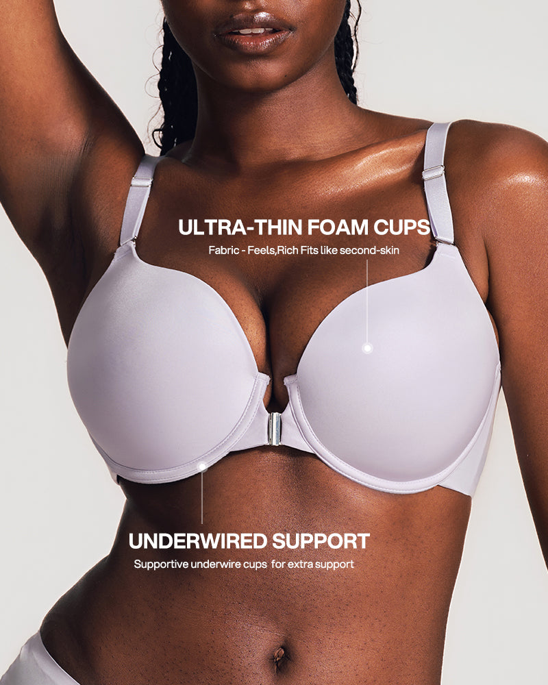 Comfort Front Closure Push Up Bra