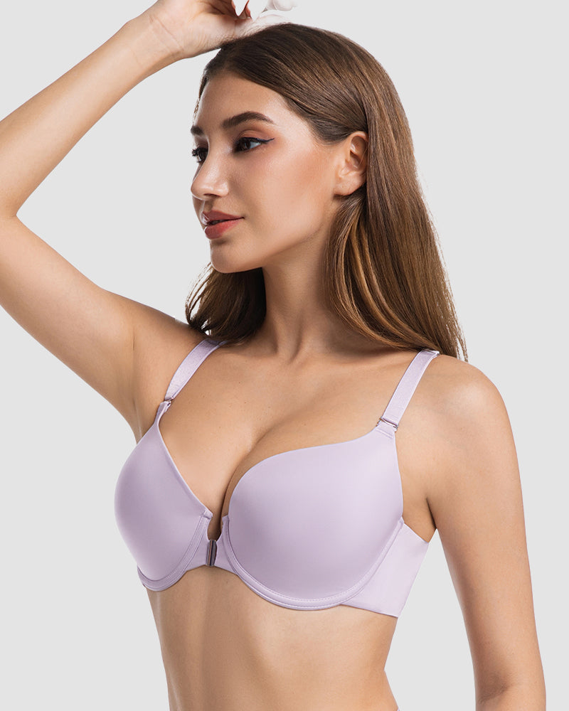 Comfort Front Closure Push Up Bra