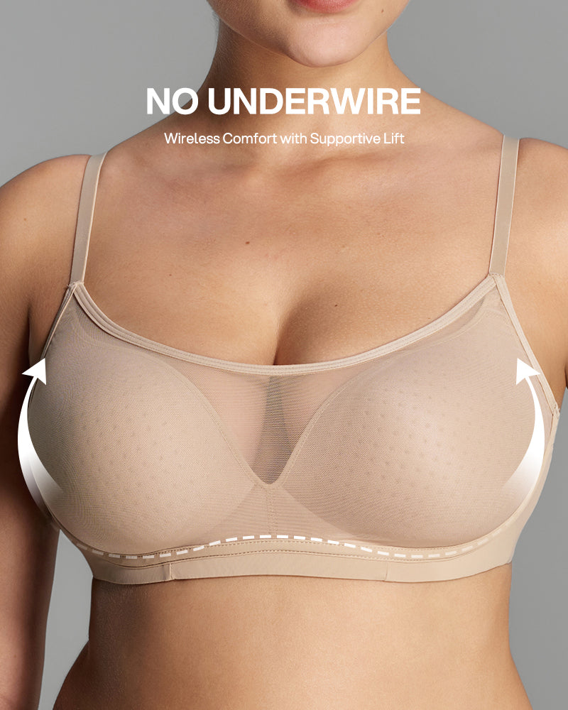 Comfort Full-Coverage Wireless Bra