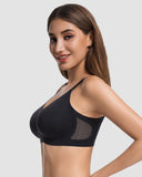 Comfort Mesh Crossover Wireless Bra