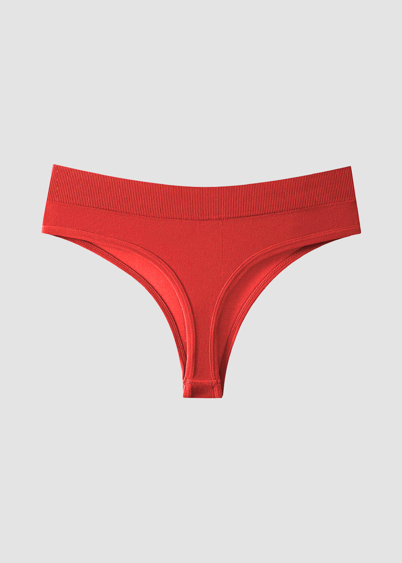 Comfort Seamless Sport Thong Panties (9 Pack)