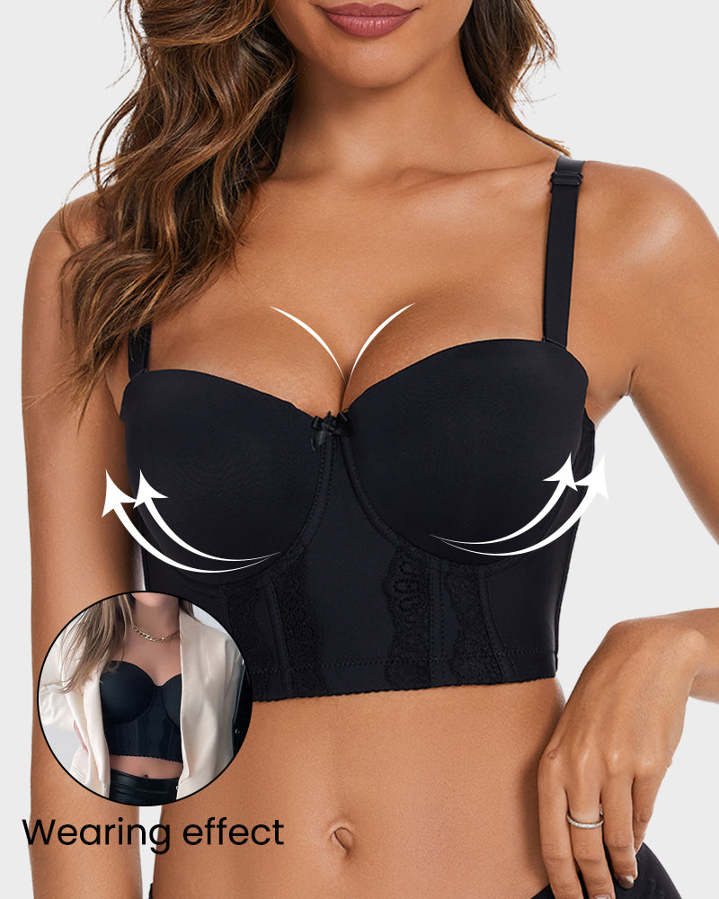 Strapless Longline Push Up Bra