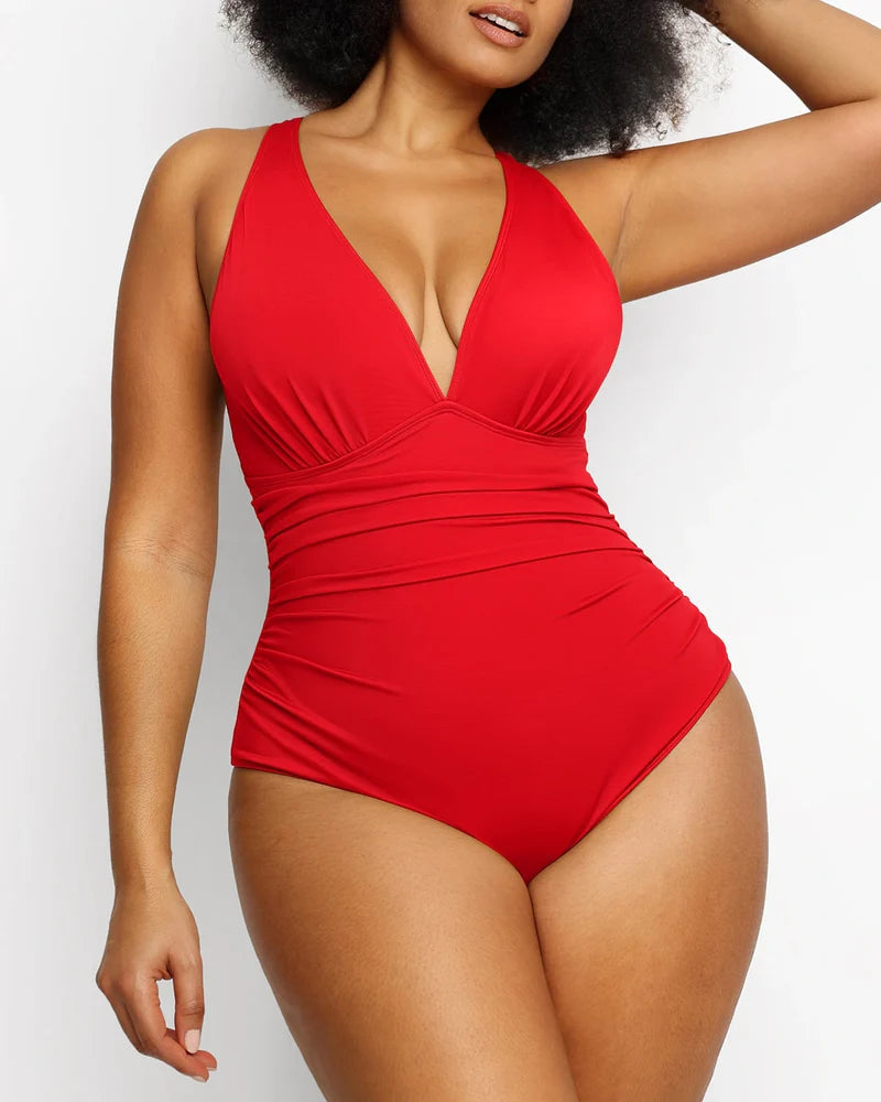 LilyLove® Smart Sculpt Plunge Swimsuit Flatter Your Figure