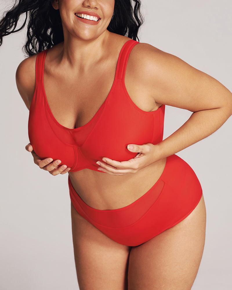 BOGO🔥Mesh Cooling Full Coverage Minimizer Bra