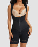 PowerMesh Double-Layer Open Bust Full Body Shaper