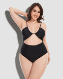 LilyLove® One Piece Flattering Tummy Control Cheeky High Cut Out Swimsuit