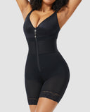 PowerMesh Deep V Bodysuit Shapewear