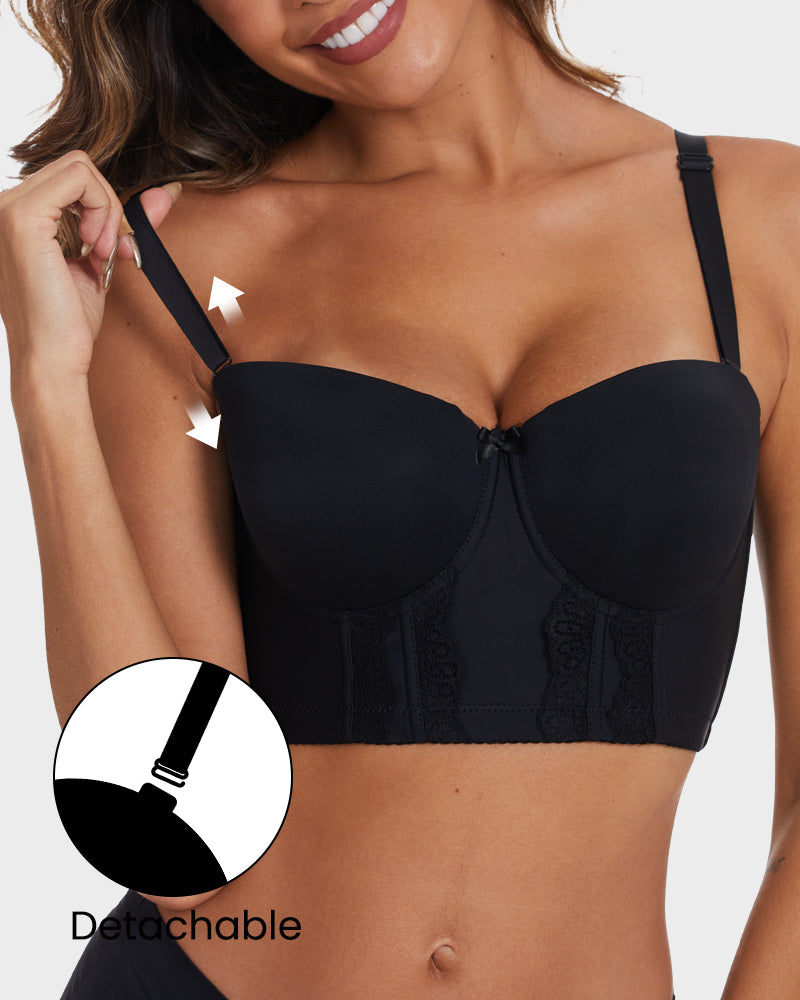 Strapless Longline Push Up Bra