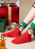 Cozy Christmas Wool Crew Socks - 5 Pairs