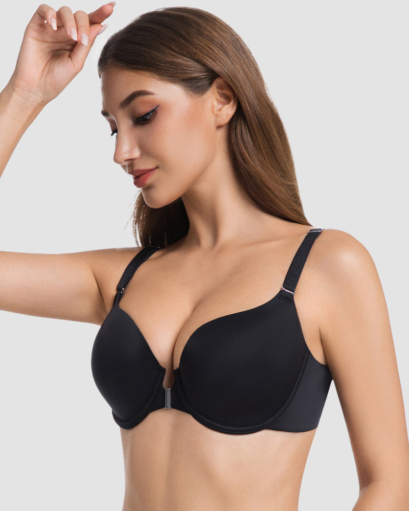 Comfort Front Closure Push Up Bra