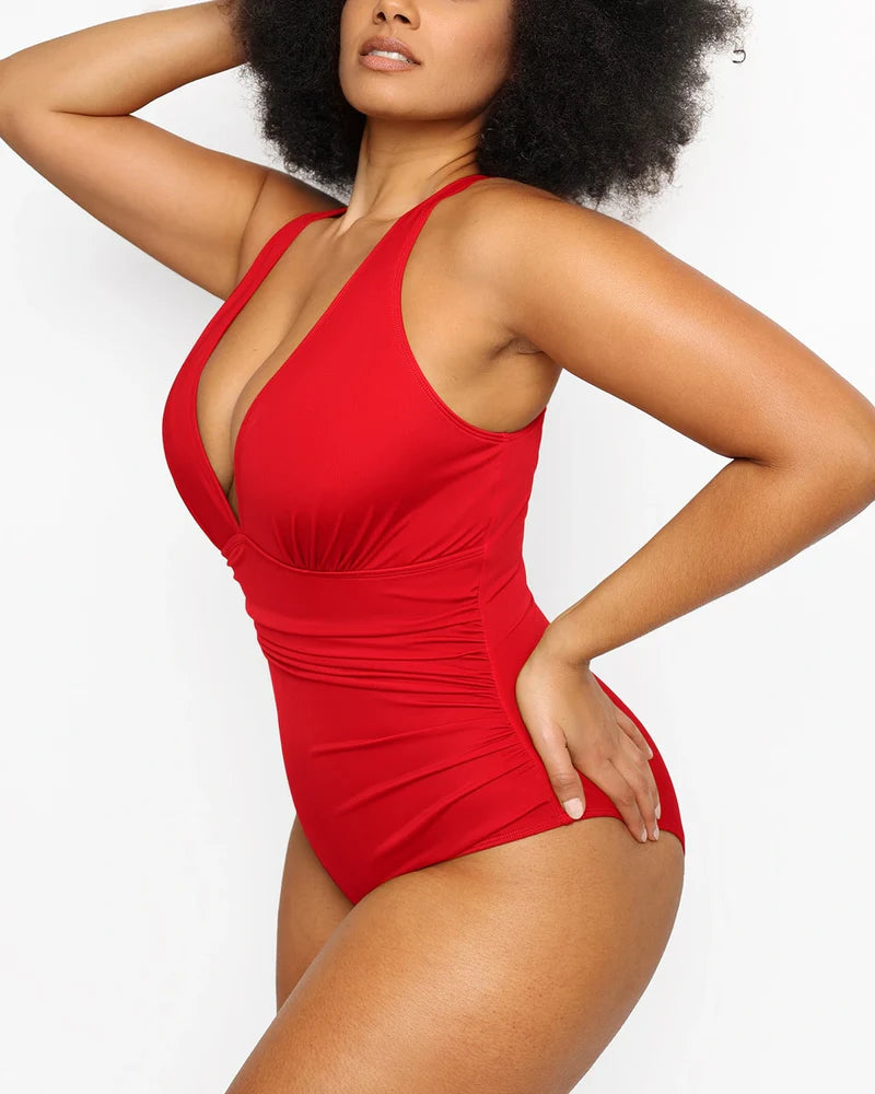 LilyLove® Smart Sculpt Plunge Swimsuit Flatter Your Figure