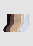 Cozy Ribbed Slouch Crew Socks