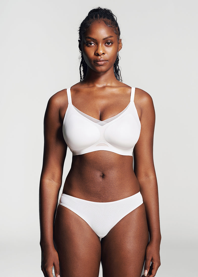 Comfort Mesh Crossover Wireless Bra