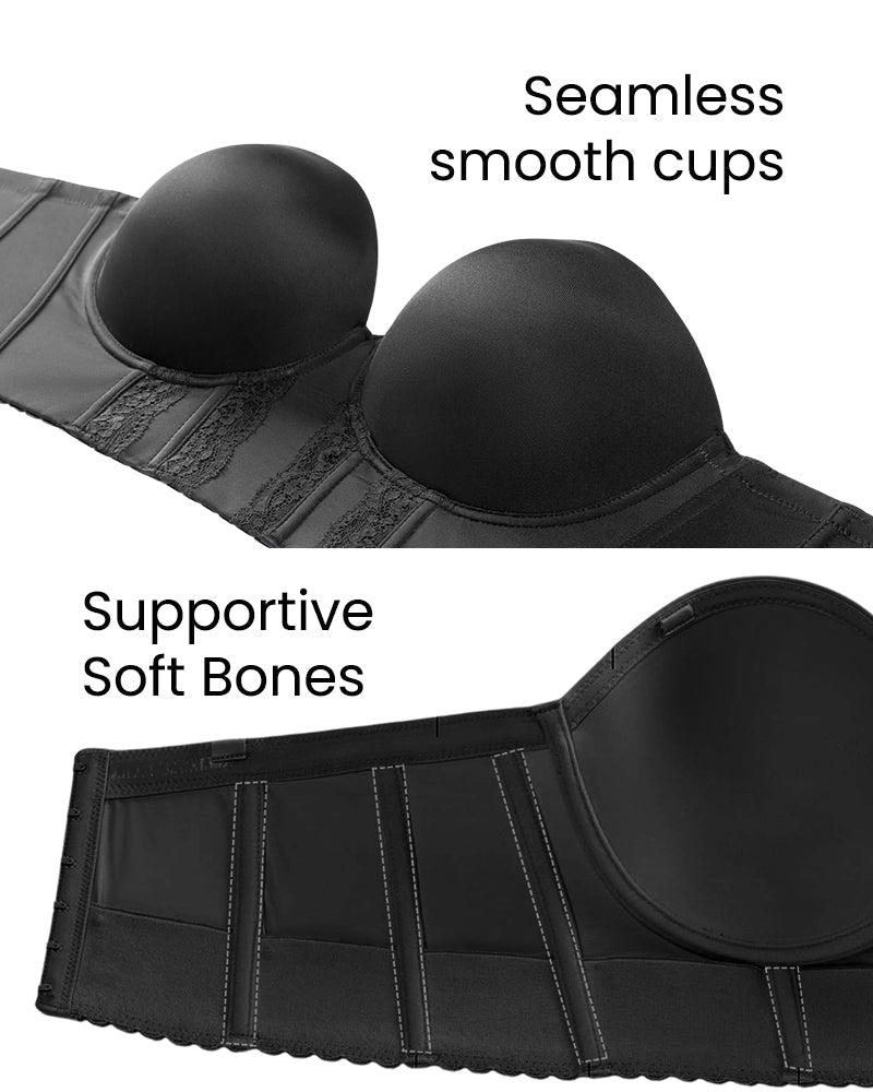 Strapless Longline Push Up Bra