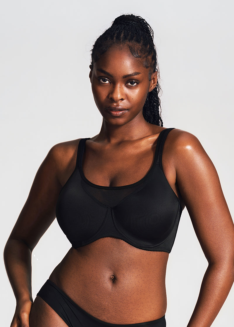 (Xmas Gift Box) Mesh Minimizer Bra