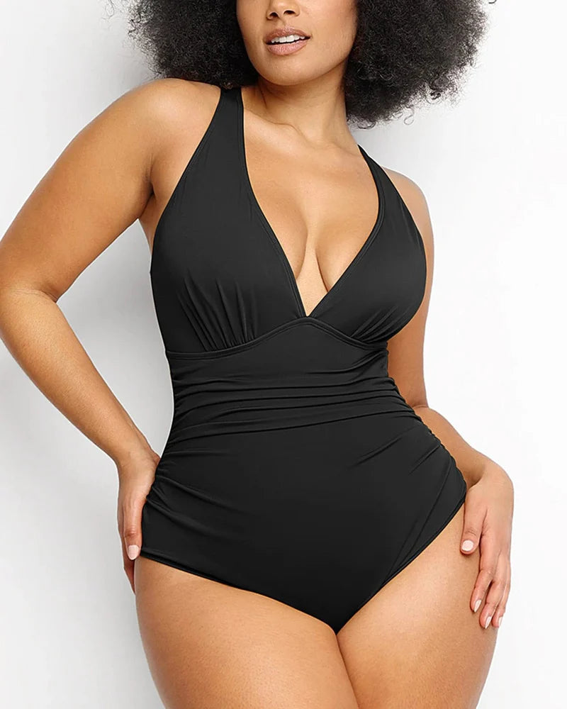 LilyLove® Smart Sculpt Plunge Swimsuit Flatter Your Figure