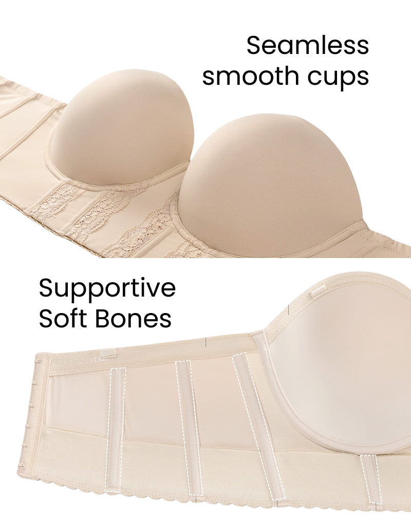 Strapless Longline Push Up Bra