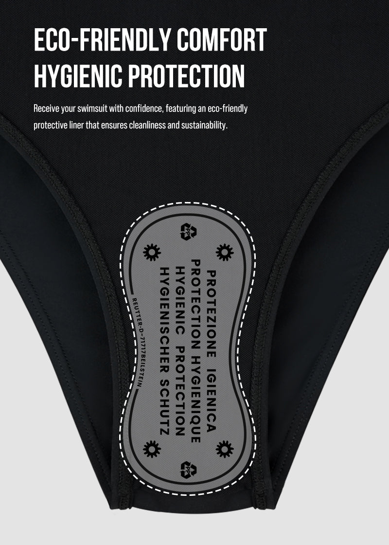 One Shoulder Skirted One Piece Swimsuit