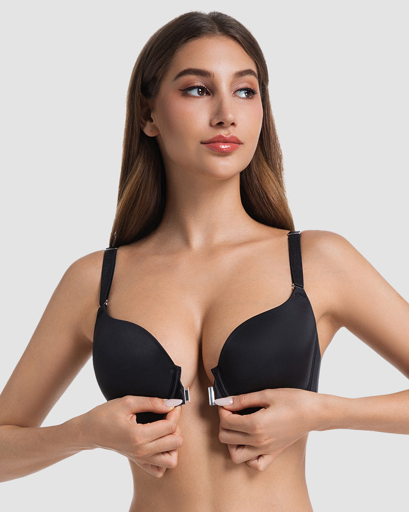 Comfort Front Closure Push Up Bra