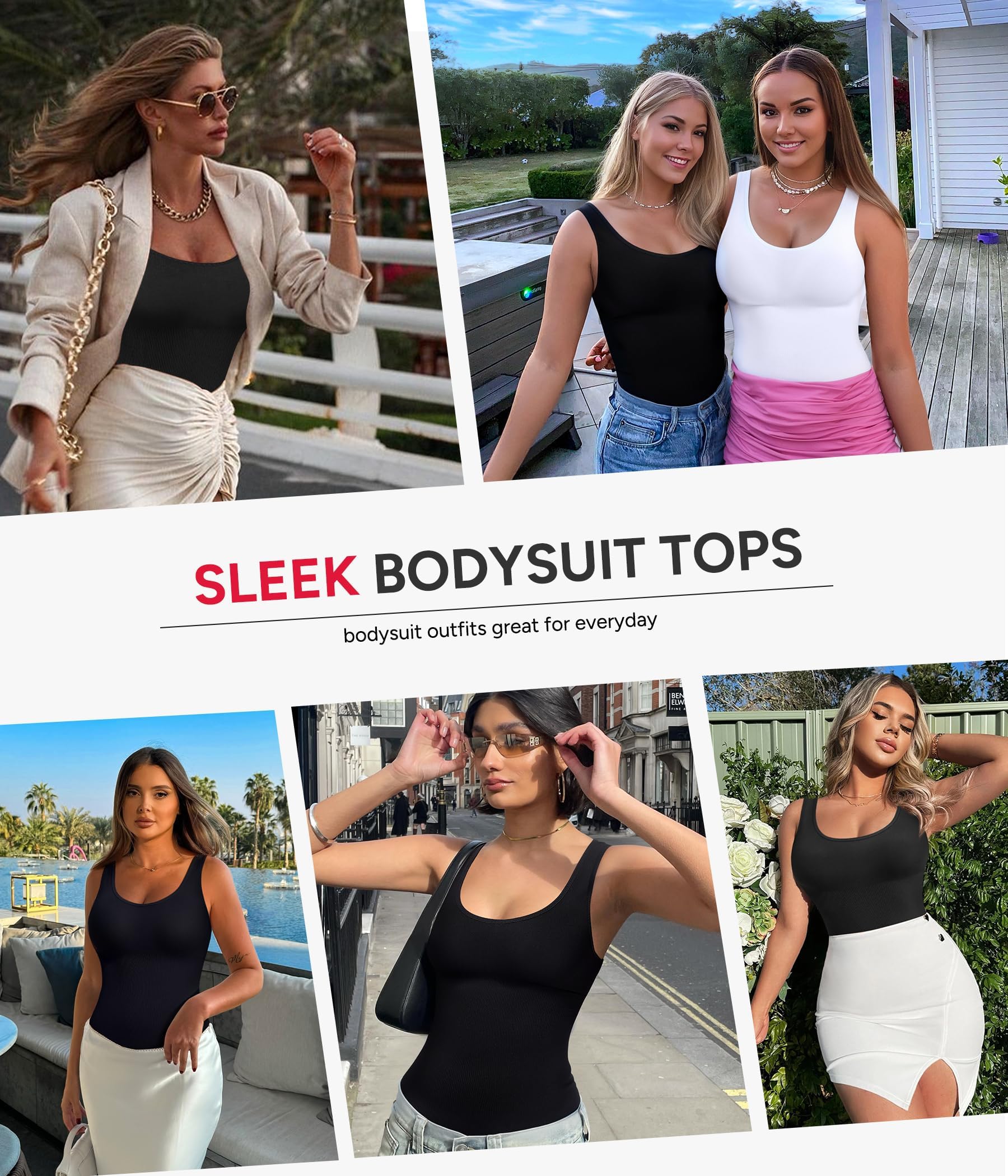 Lilylove® Waist Trainer Seamless Round Neck Tummy Control Shapewear Bodysuit