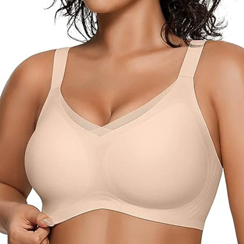 Smoothing Full Coverage Mesh Wireless Bra