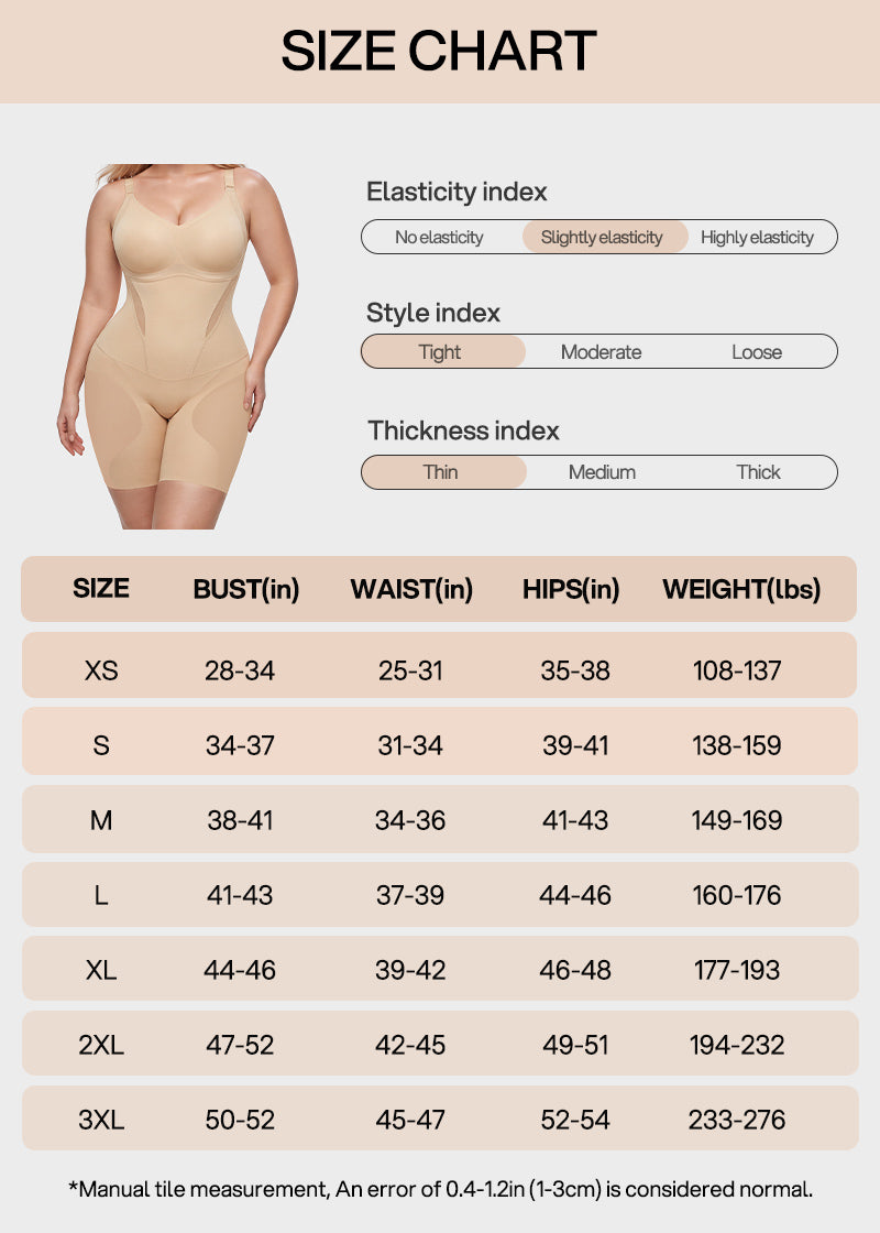Ultra-Thin Tummy Control Butt Lifter Seamless Body Shaper