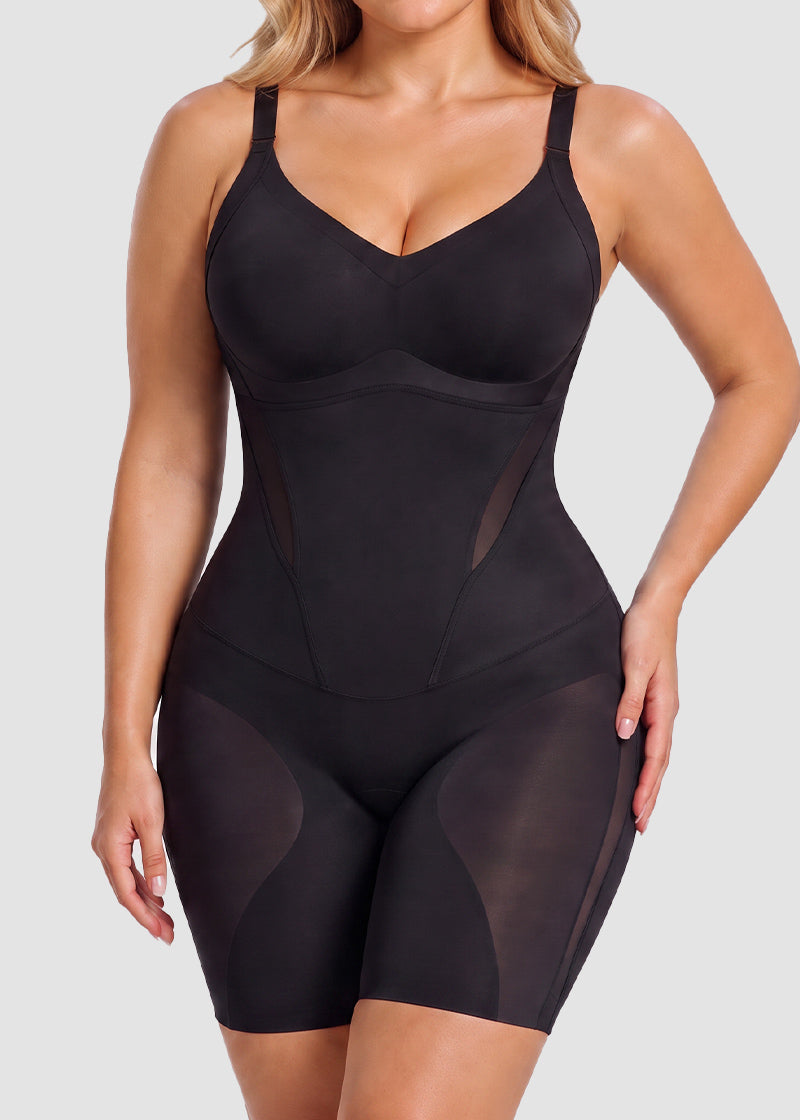 Ultra-Thin Tummy Control Butt Lifter Seamless Body Shaper