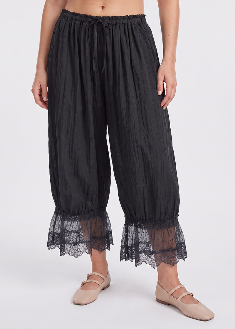 Lace Bloomer Pants for Women Capri Pants