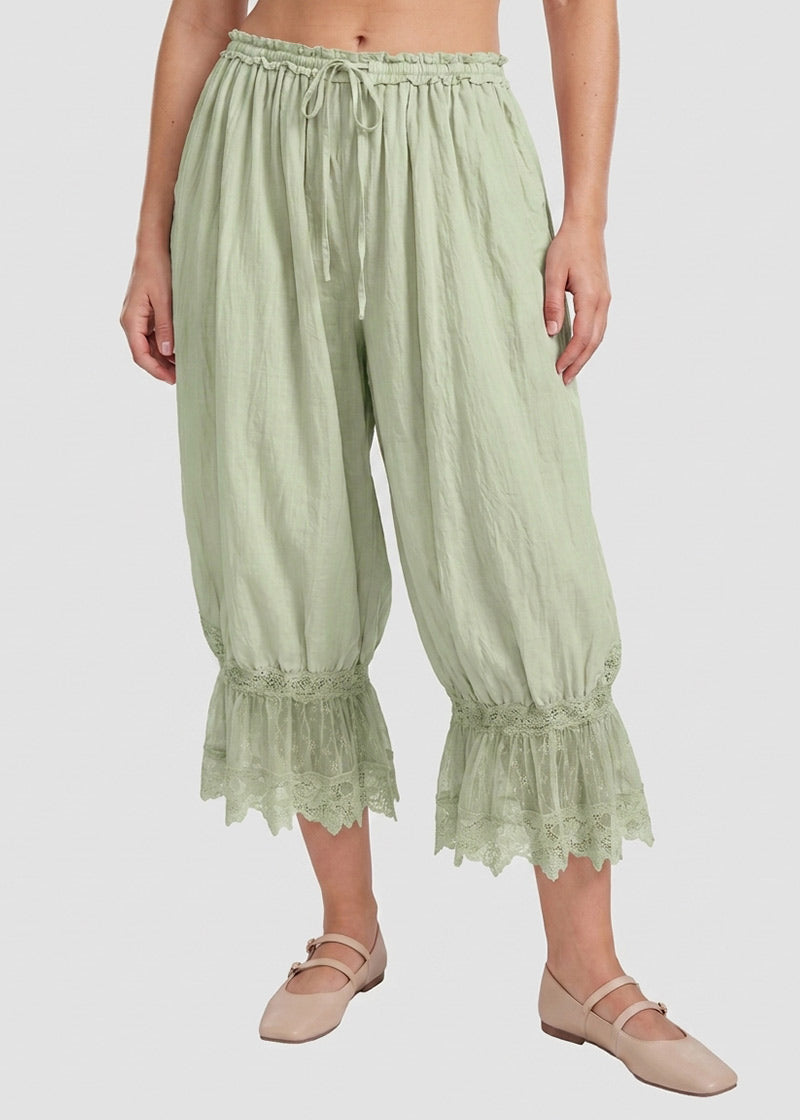 Lace Bloomer Pants for Women Capri Pants