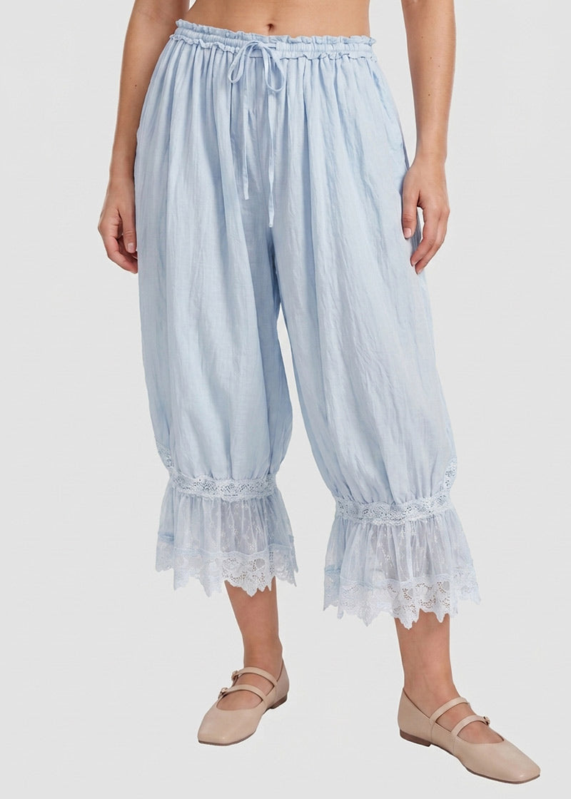 Lace Bloomer Pants for Women Capri Pants