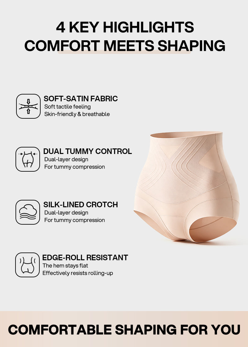 Seamless Tummy-Control Butt-Lift Briefs (5-Pack)