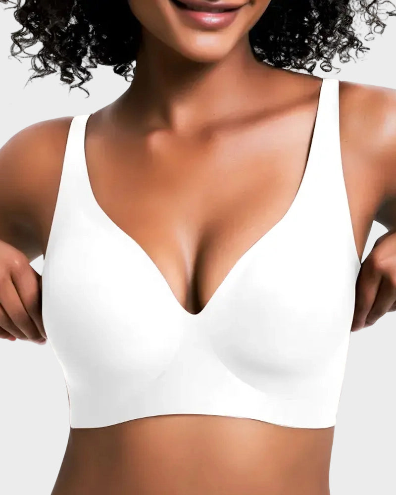 🔥BOGO Seamless Deep V Push-Up Wireless Bra