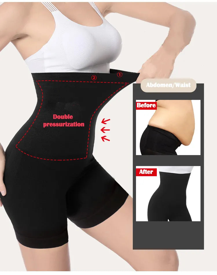 LilyLove®Seamless High Waist Body Shaper Briefs Firm Tummy Control Butt Lift Thigh Slimmer(2 Packs)