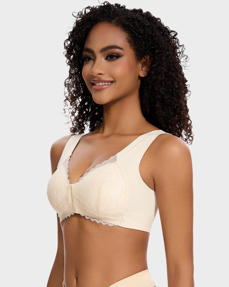 LilyLove® Front Closure Shaping Wireless Bra(New Upgraded)