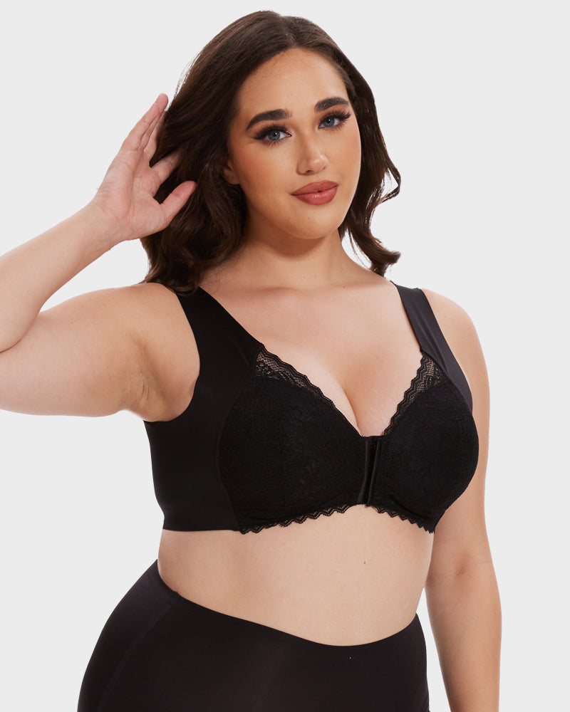 LilyLove® Front Closure Shaping Wireless Bra(New Upgraded)