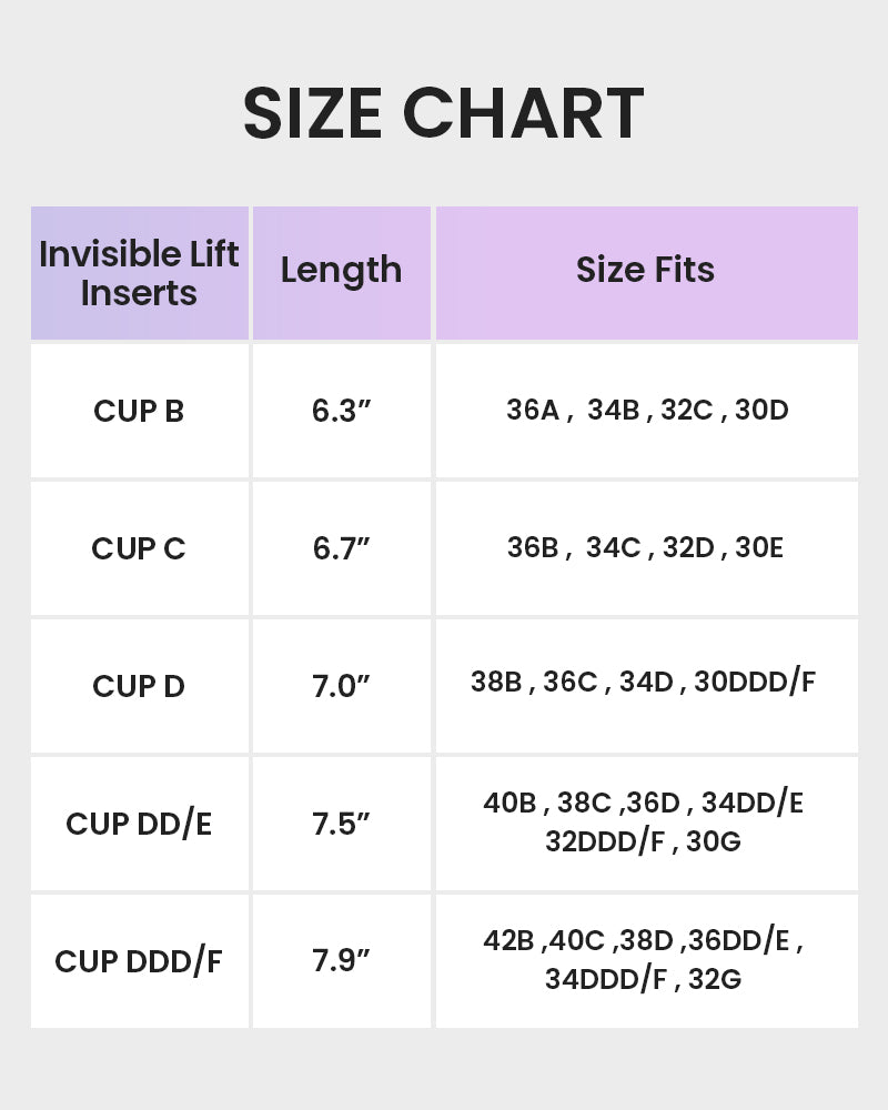 LilyLove®Double-Sided Adhesive Invisible Lift Inserts(2 Pairs)