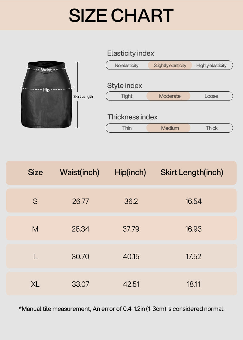 Mini Skirt Faux Leather PU Boots Skirts