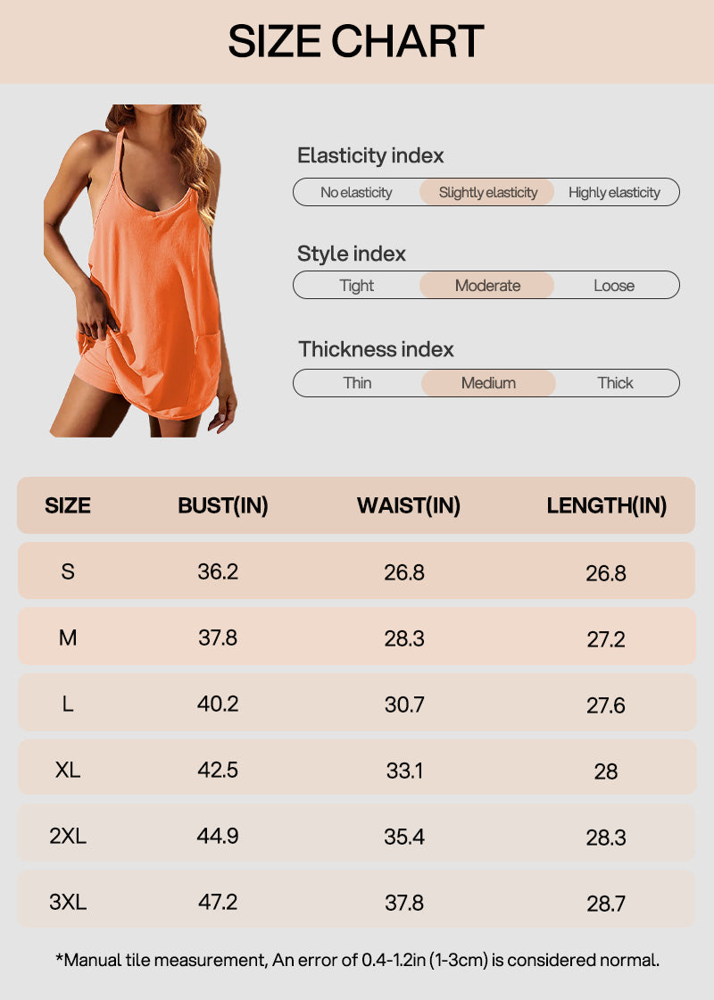Women's V Neck Tennis Dress with Built-in Shorts & Pockets