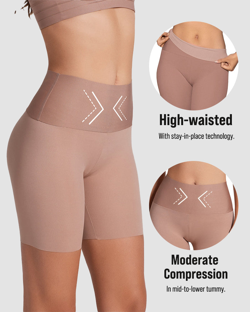 Lightweight Slimming High-Waist Yoga Shorts