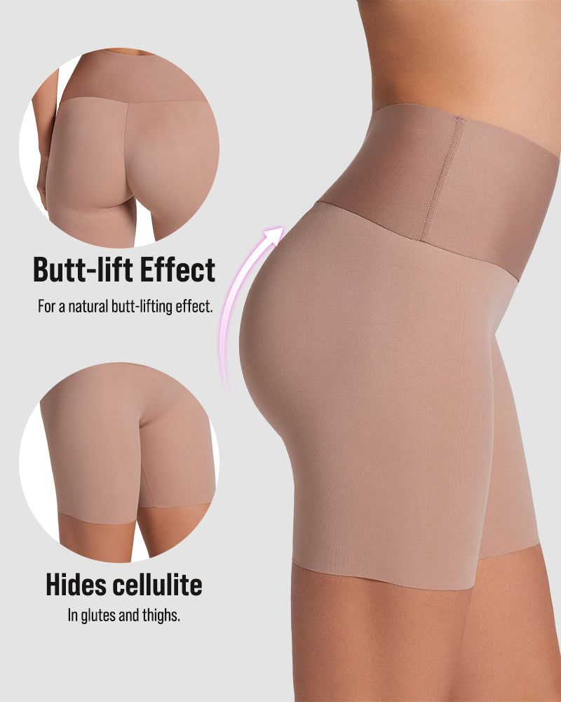Lightweight Slimming High-Waist Yoga Shorts