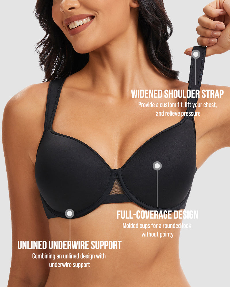 Full Coverage Comfort Push Up Bra
