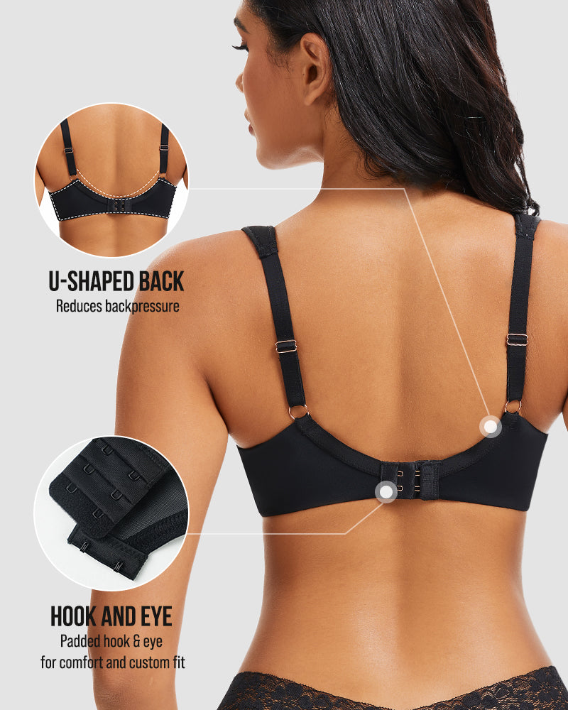 Full Coverage Comfort Push Up Bra