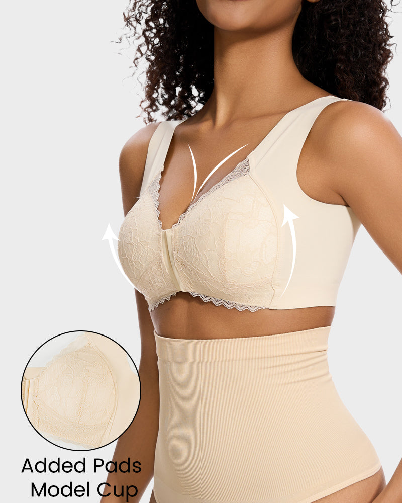 LilyLove® Front Closure Shaping Wireless Bra(New Upgraded)