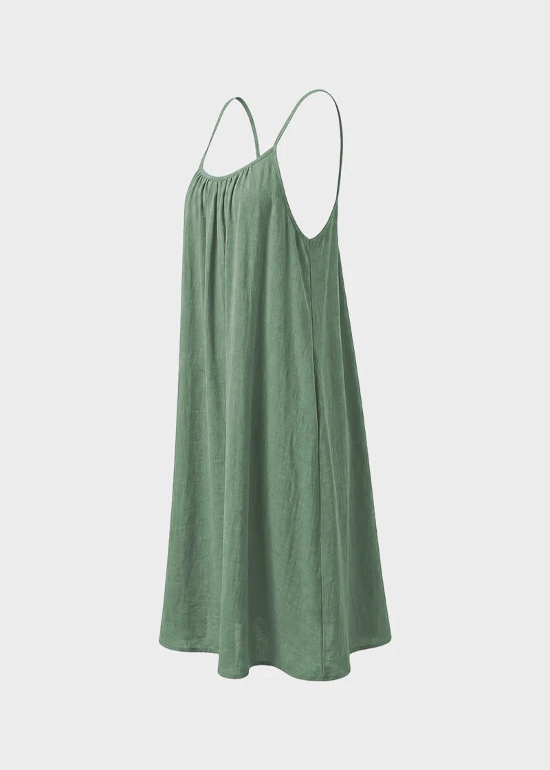 Elegant Backless Cami Lounge Dress