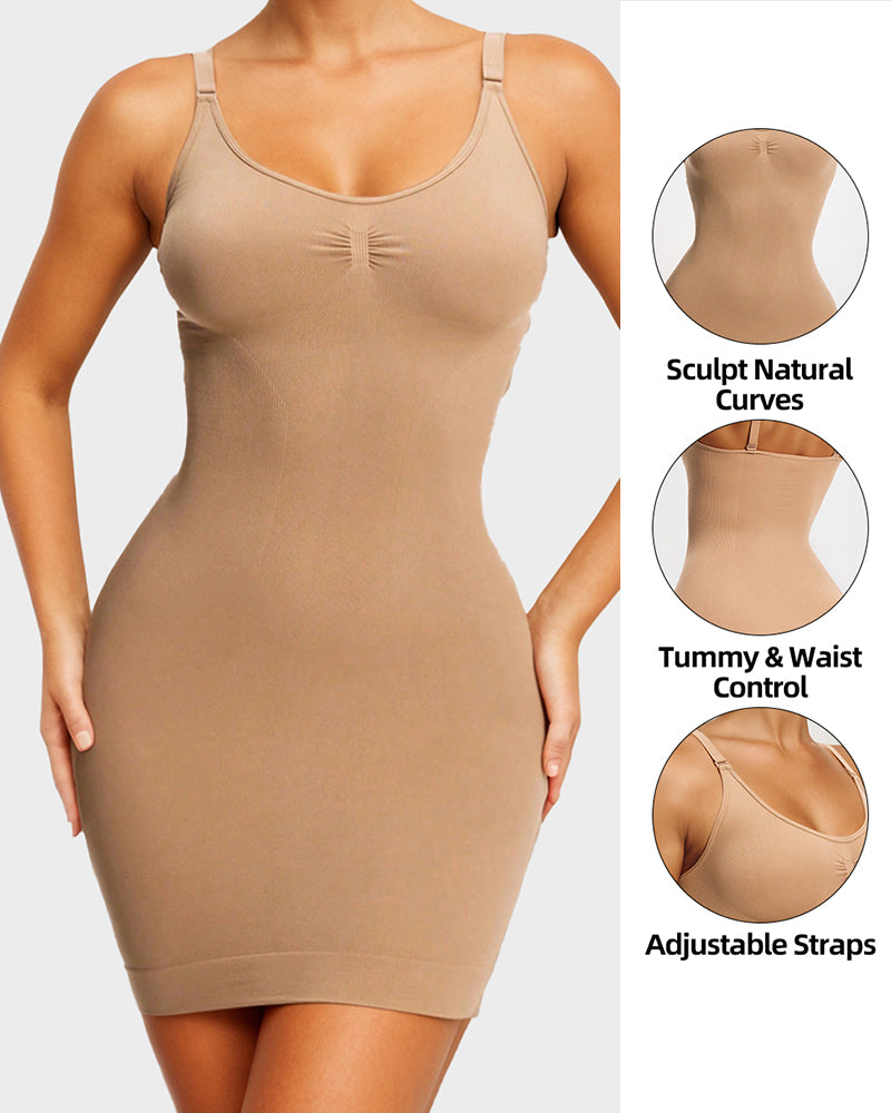 LilyLove® Scoop Neck Seamless Tummy Control Shaping Dress