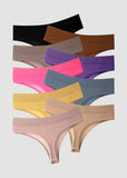 Comfort Seamless Sport Thong Panties (9 Pack)